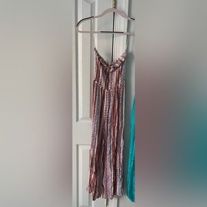 Strapless colorful jumpsuit